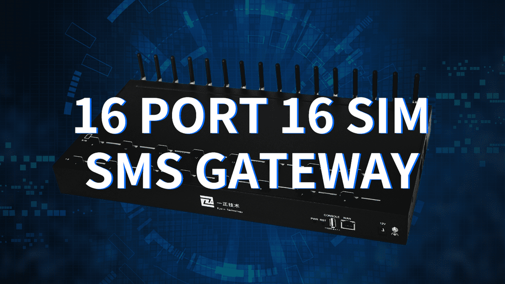 16 Port 16 SIM SMS Gateway 