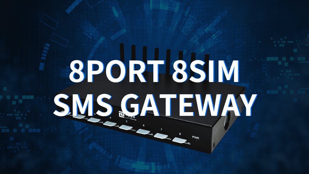 8 Port 8 SIM SMS Gateway