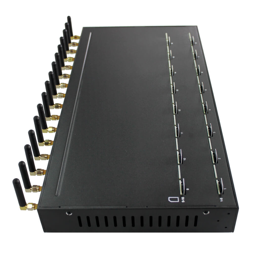 EJOINTECH 16 Port SMS Modem 16 SIM GSM Modem Gateway with AT/USSD Comm ...