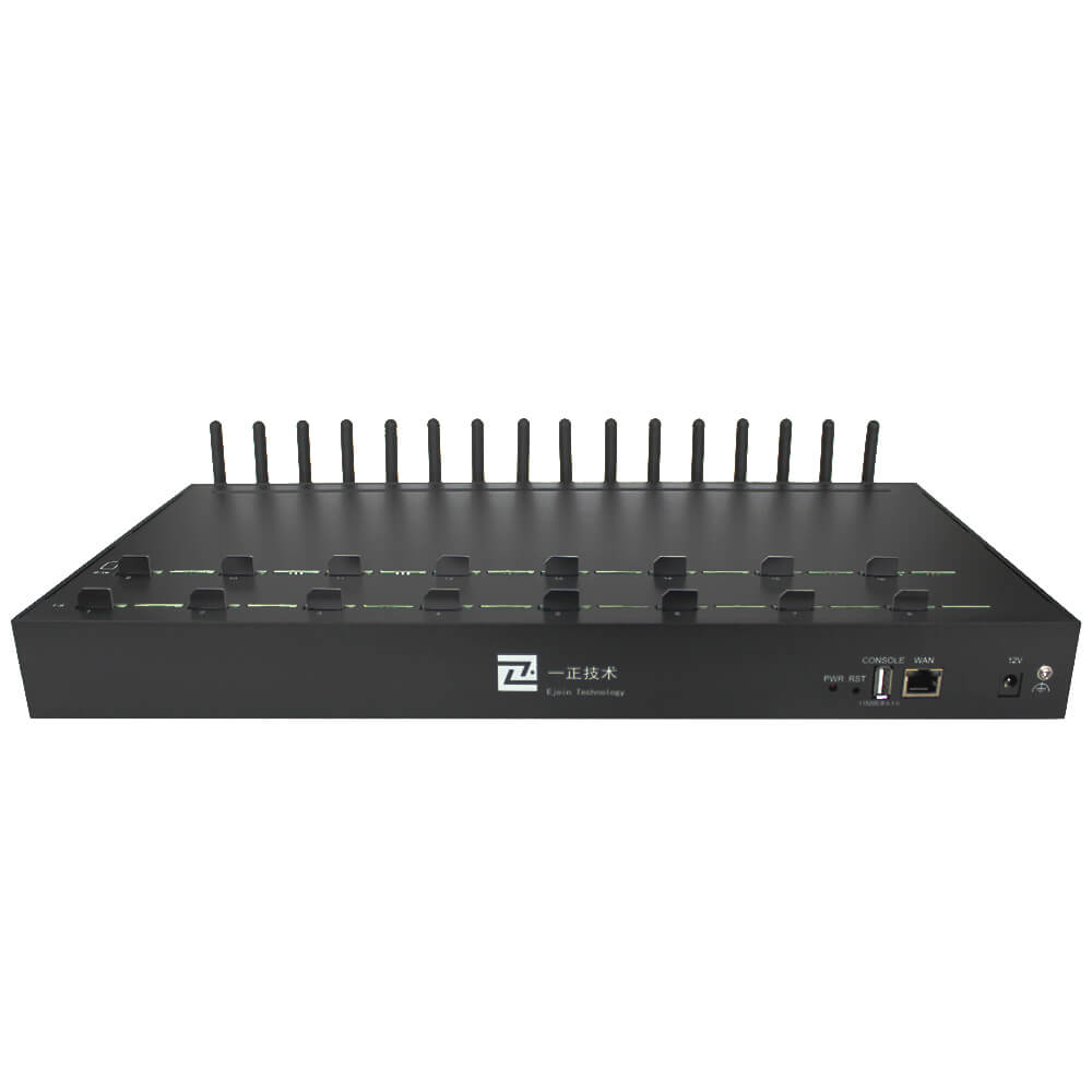 EJOINTECH 16 Port VoIP Gateway with 16 SIM Slots,4G VoIP GSM Gateway A ...