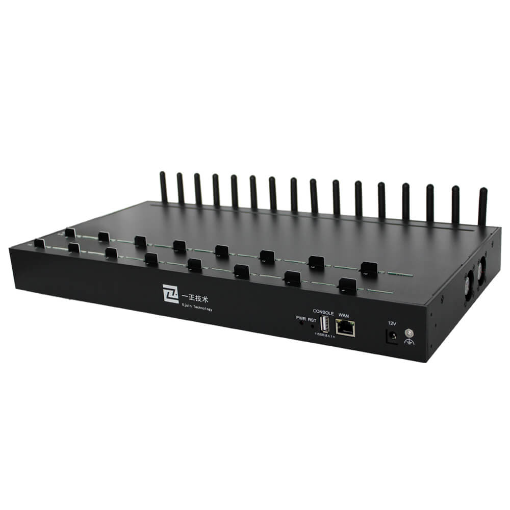EJOINTECH 16 Port VoIP Gateway with 16 SIM Slots,4G VoIP GSM Gateway A ...