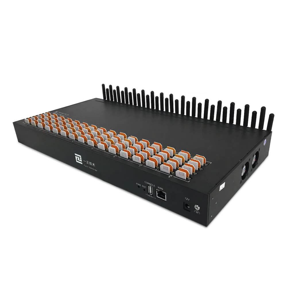 Modem Sim Port EJOINTECH 32 Port GSM Modem 128 SIM SMS Gateway Bulk SMS Send Device A ...