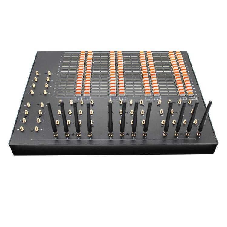 EJOINTECH 64 Port GSM Modem 4G LTE SMS Gateway With 512 SIM for SMS Ma ...