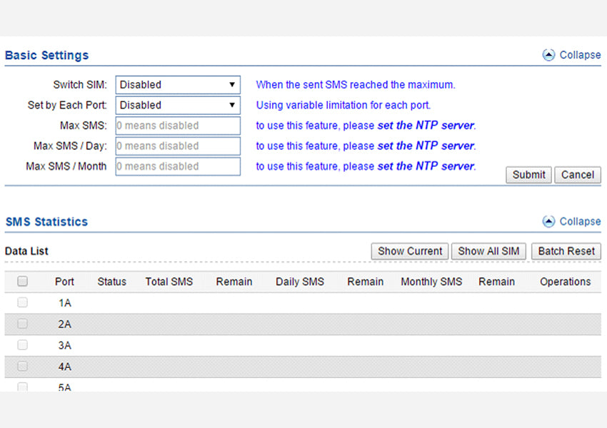 Sms Setup Image EJOINTECH 8 Port SMS Modem 8 SIM 4G GSM Modem Bulk SMS Gateway With IM ...