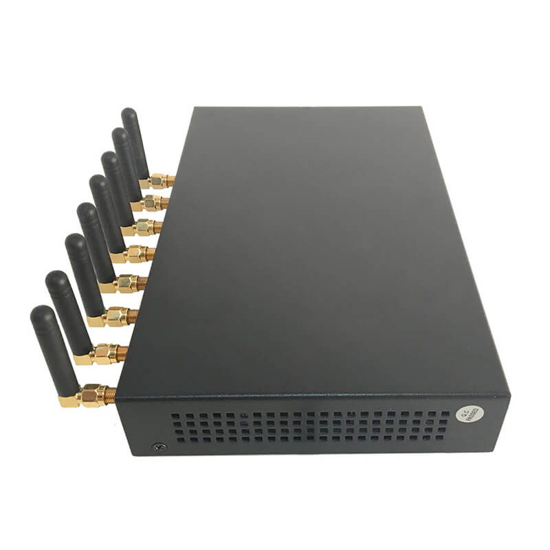 Ejointech 8 Port 8 Sim SMS Modem ACOM608-8 side view